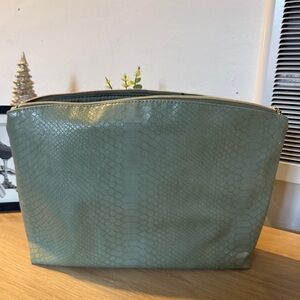 Sonia Kashuk Green Textured Cosmetic Bag